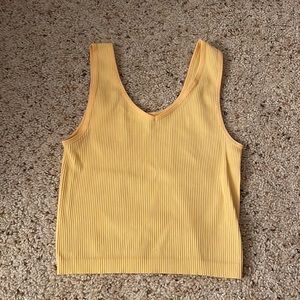 Yellow Crop Top/Tank Top